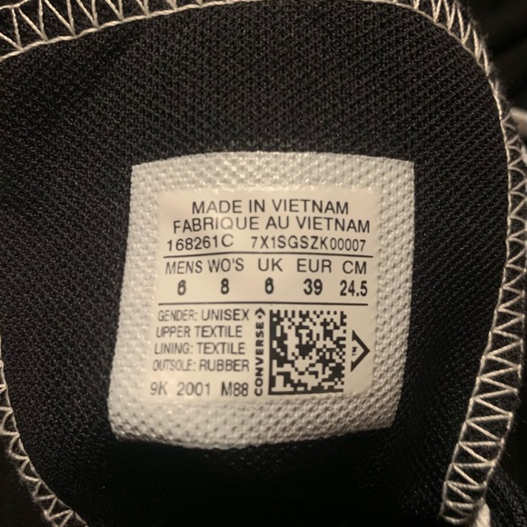 Converse CTA Buckle-up High black/white/volt glow - Picture 3 of 8